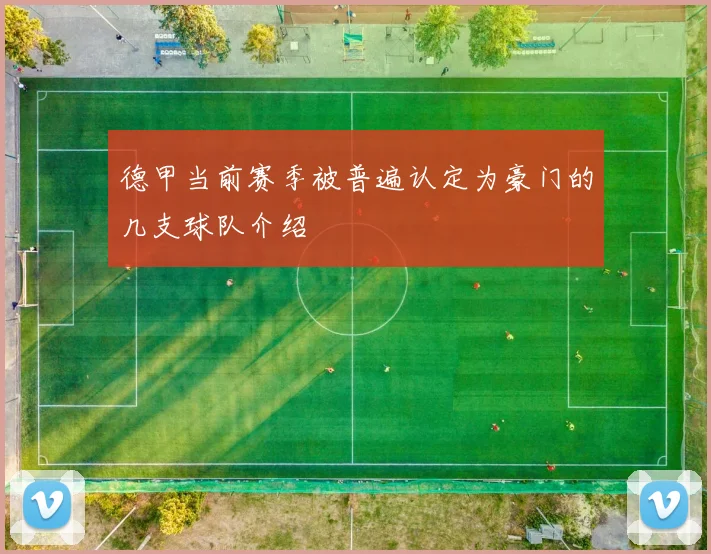 德甲当前赛季被普遍认定为豪门的几支球队介绍